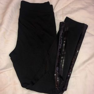 Sequin Striped Leggings